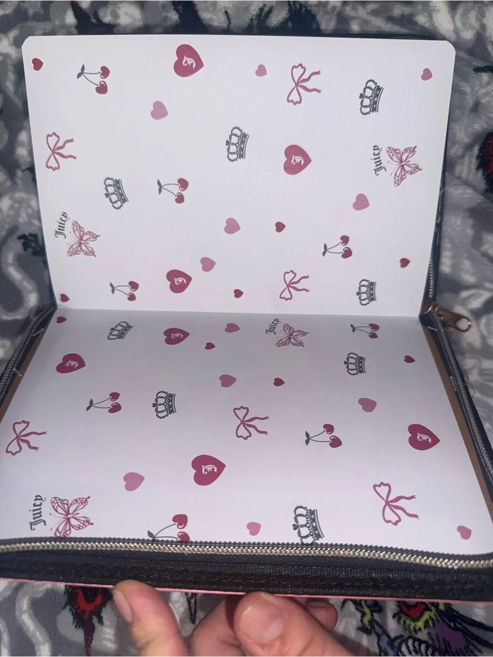 Juicy Couture Pink 18-Month Planner with Gold Crown Pen